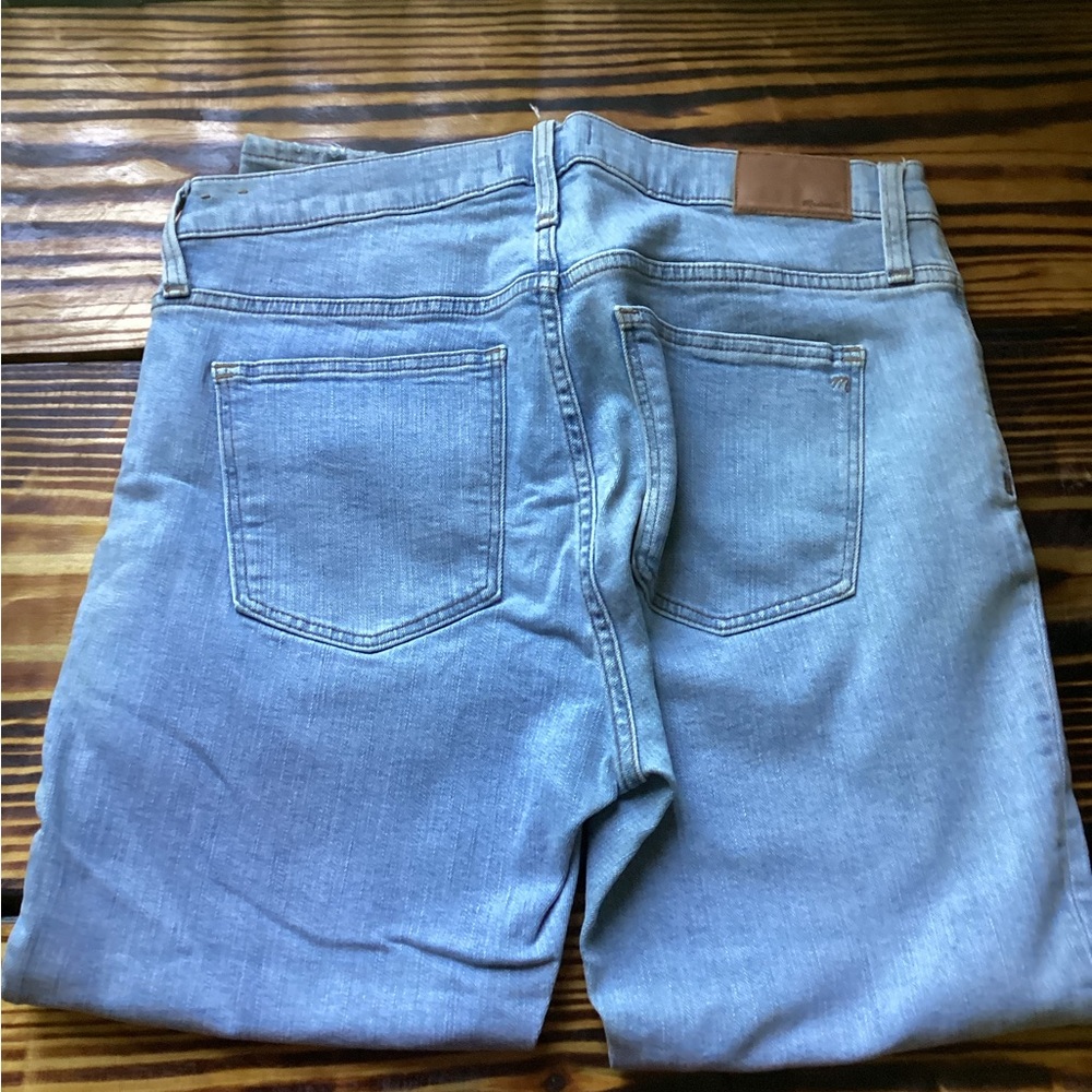 Madewell 9” High-Rise Skinny Light Blue Ankle Skinny Size 32 - Picture 3 of 6